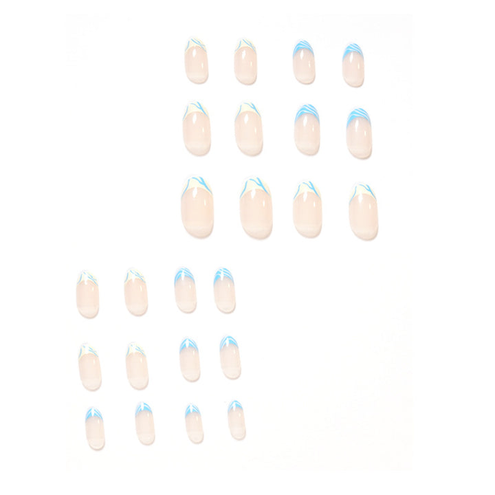 Creative Nail Art with Gradient and Geometric Accents Kalsten