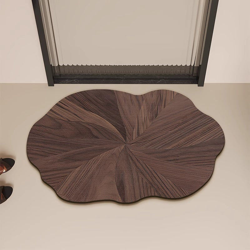 Artistic Circular Area Rug for Indoor Home Decor