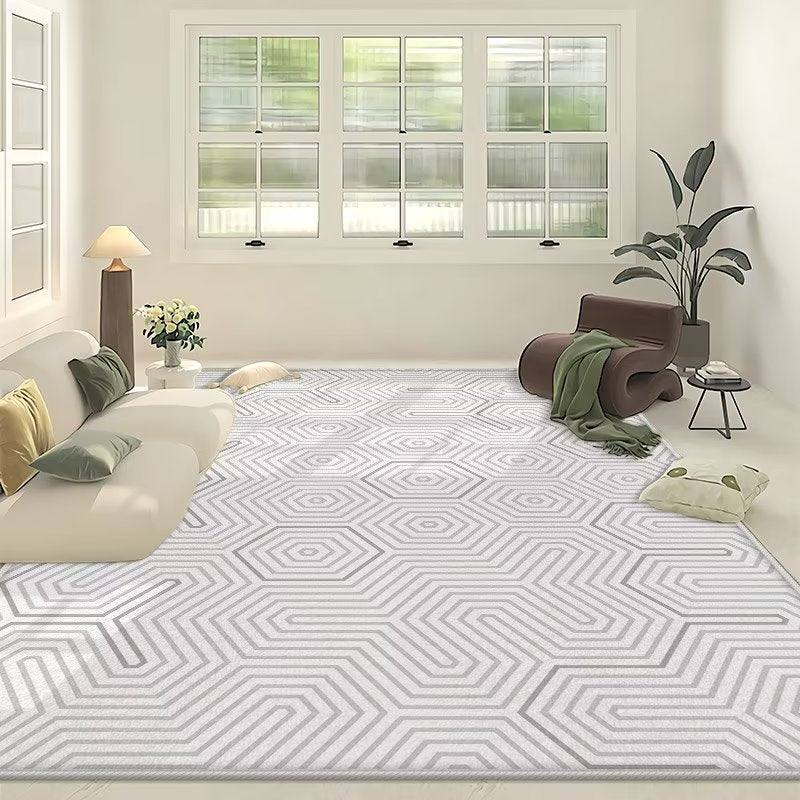 Geometric Pattern Area Rug Kalsten