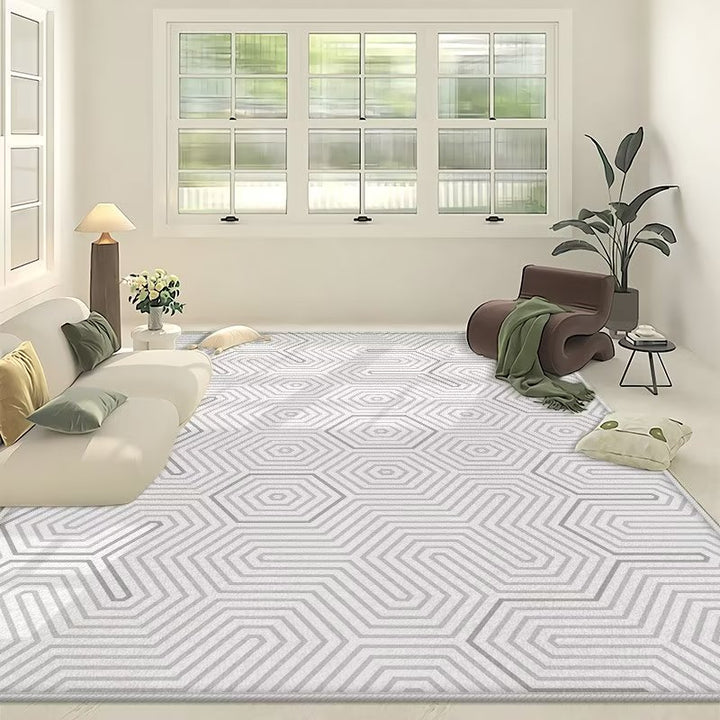 Geometric Pattern Area Rug Kalsten
