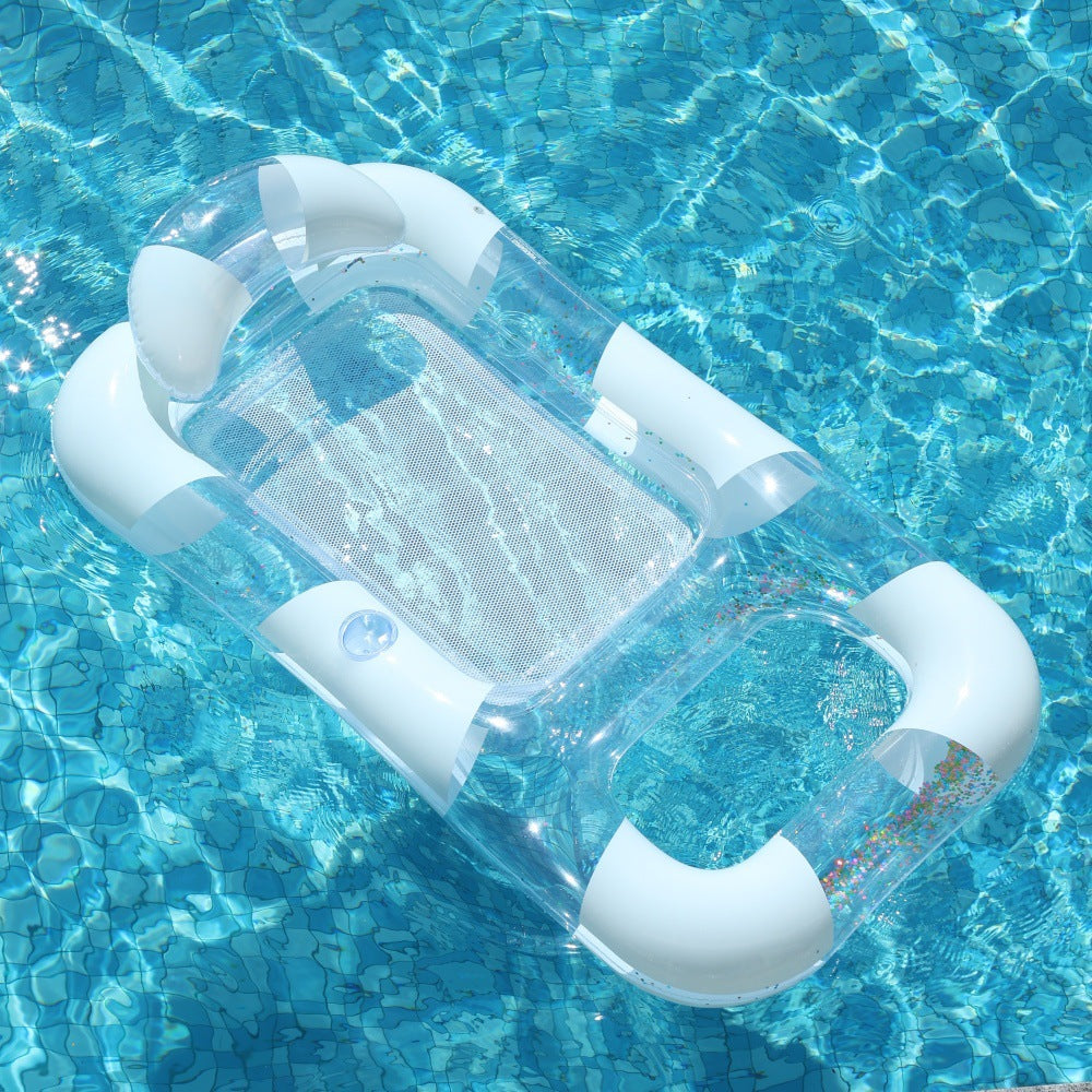 Inflatable Pool Lounger with Canopy Kalsten