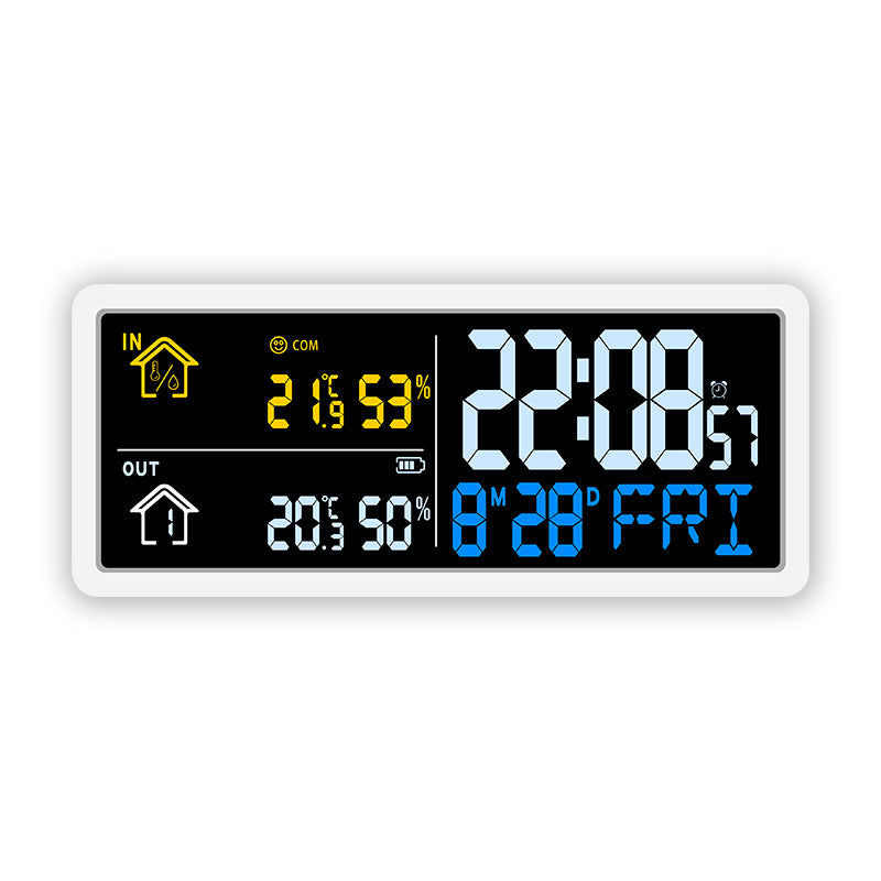 Digital weather forecast clock with hygrometer Kalsten
