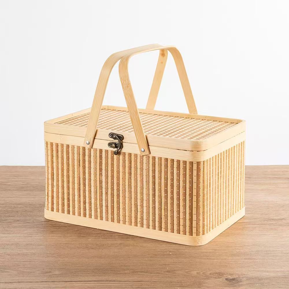 Practical Storage Basket Made of Rattan Kalsten