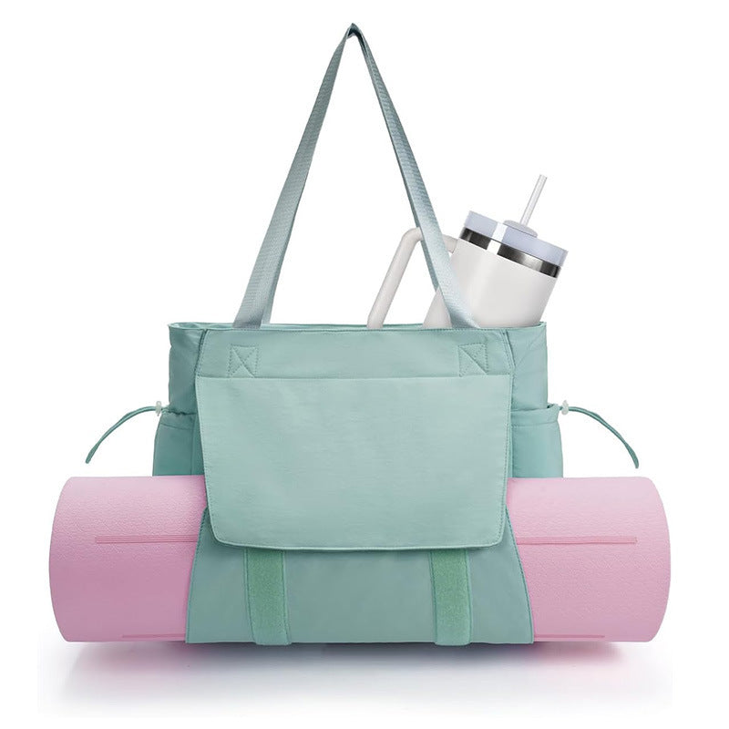 Versatile sports bag with separate yoga mat carrying compartment Kalsten