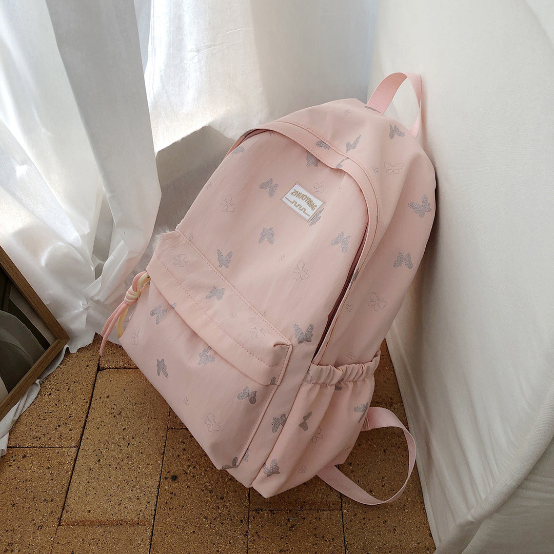 Butterfly Print Casual Backpack Kalsten