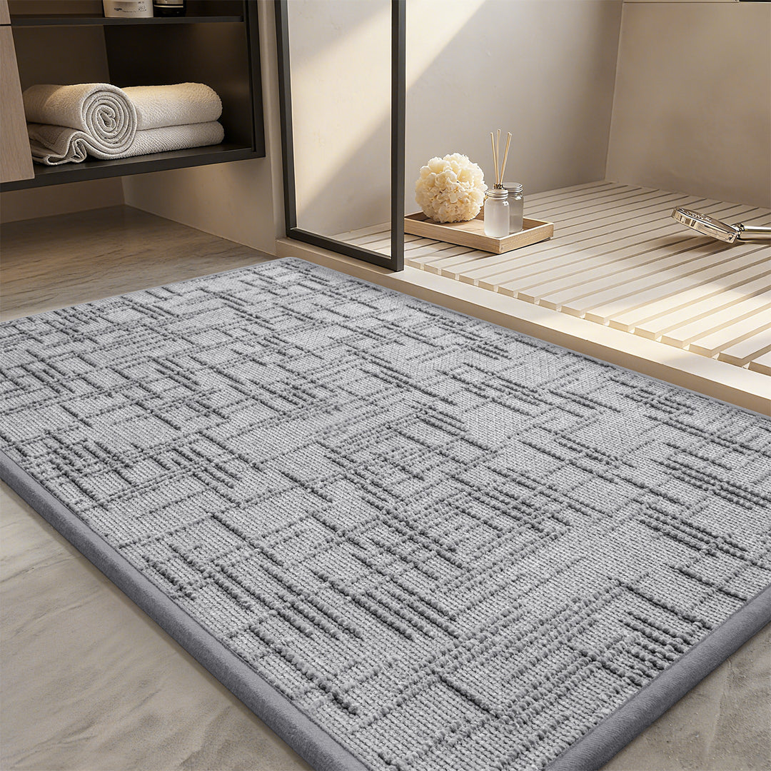 Textured Non-Slip Bathroom Mat Kalsten