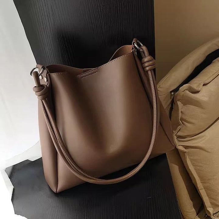 Premium Leather Slouchy Tote Kalsten