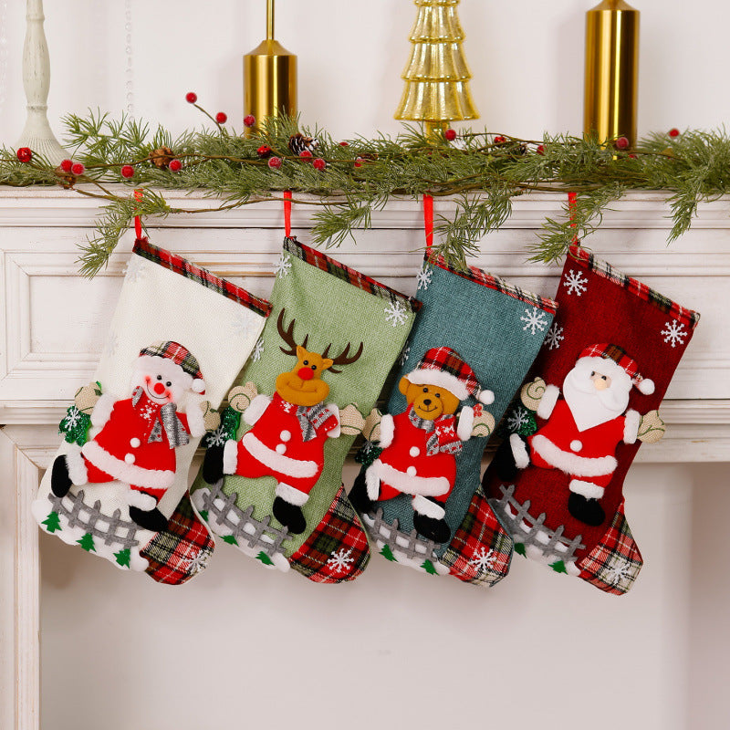 Fun Christmas stocking with reindeer motif Kalsten