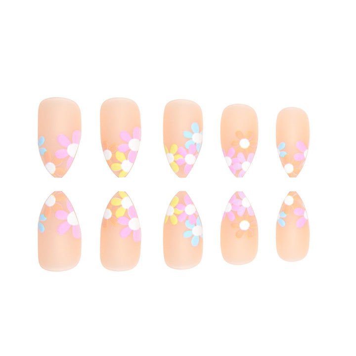 Floral Design Press-On Nail Set Kalsten