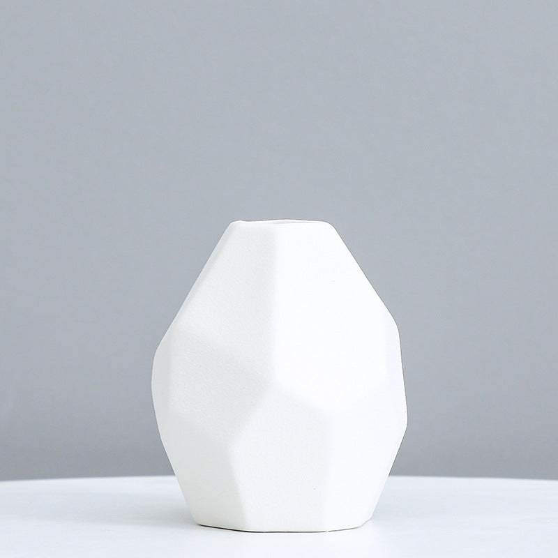 Geometric Decorative Ceramic Vase Kalsten