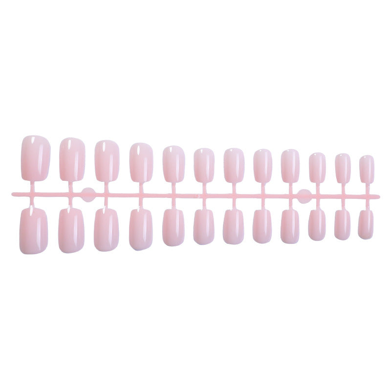 Artificial nail set with delicate and transparent finish Kalsten