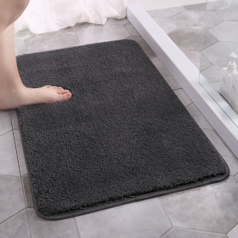 Absorbent Plush Bath Rug for Bathroom