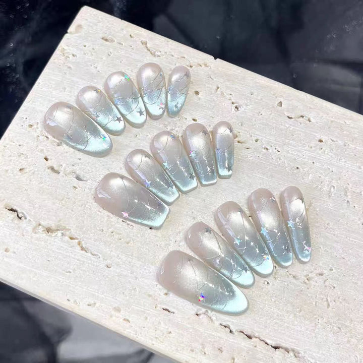 Premium Glitter Press-On Nail Tips Kalsten