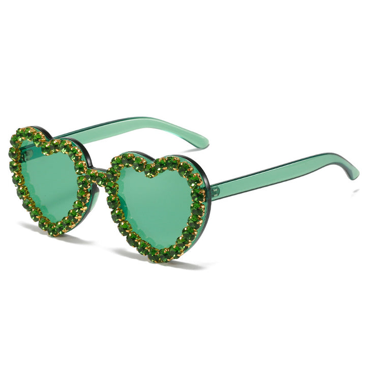 Heart-Shaped Glamorous Sunglasses Kalsten