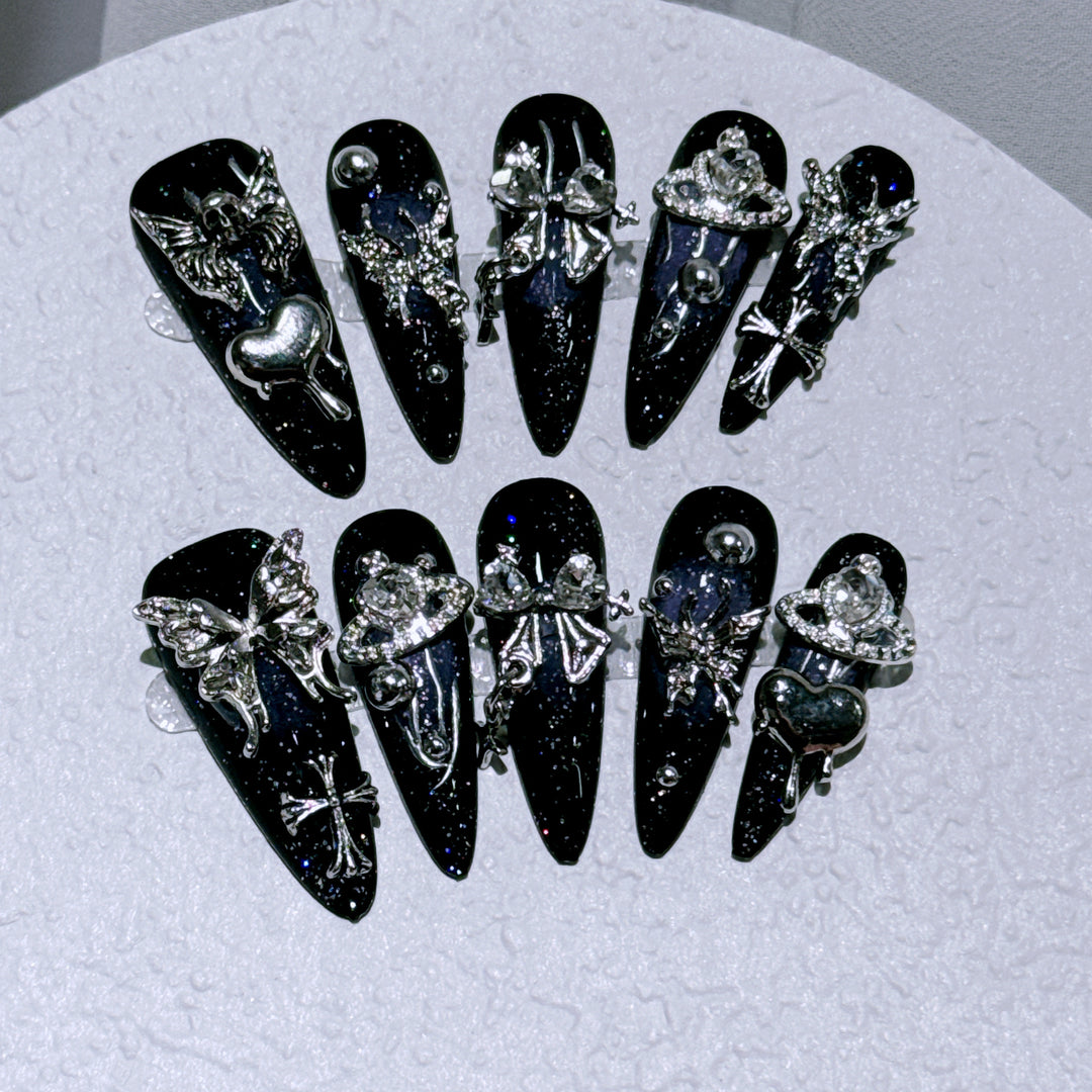 Premium Gothic Decorative Nail Art Set