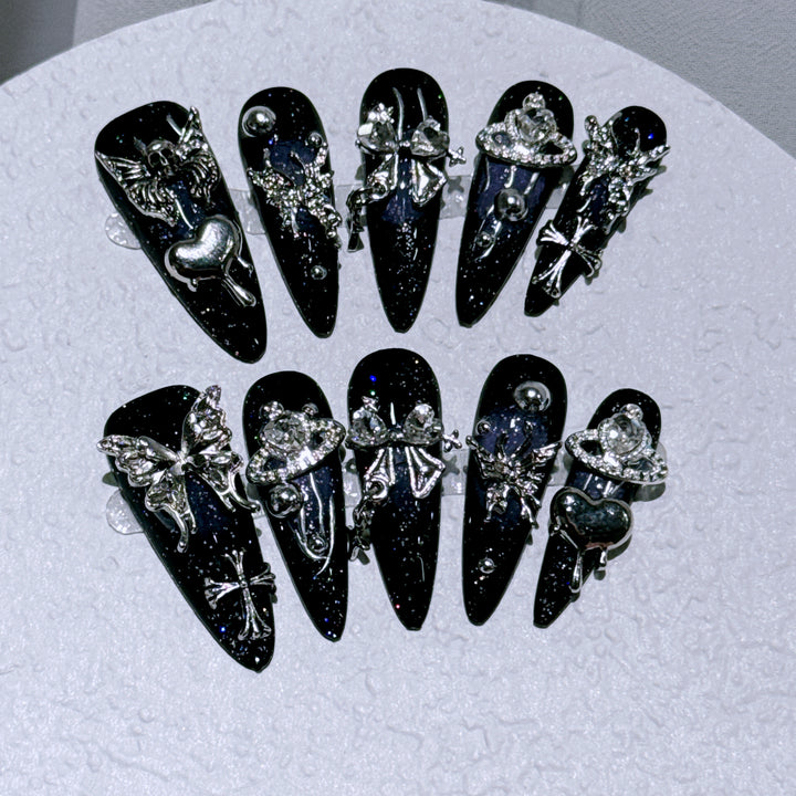 Premium Gothic Decorative Nail Art Set