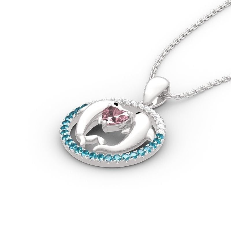 Dolphin Heart Pendant Kalsten
