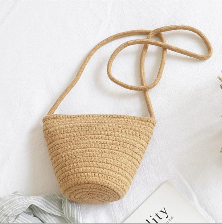 Hand-knotted handbag with stylish textile mix Kalsten
