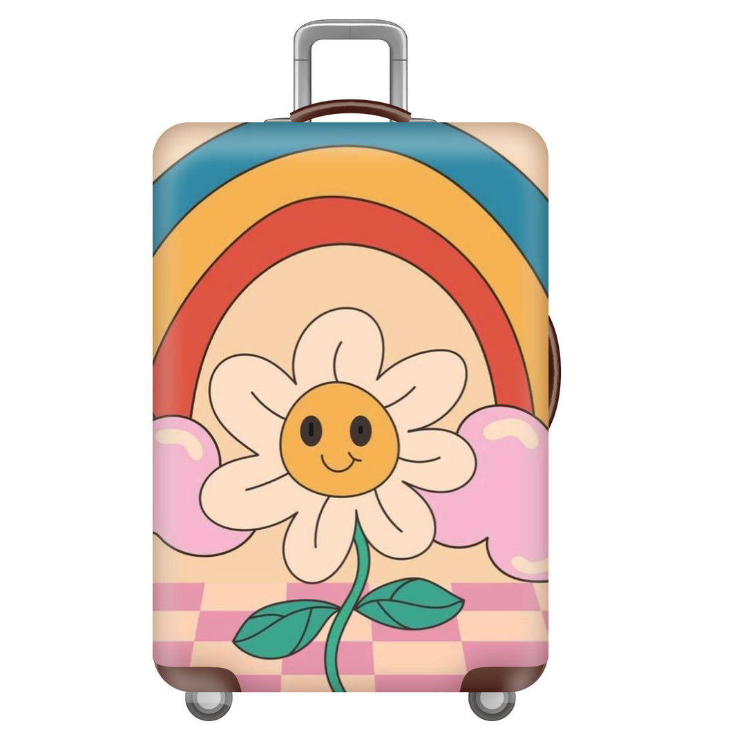 Women's Hard Shell Suitcase with Cheerful Kalsten Design