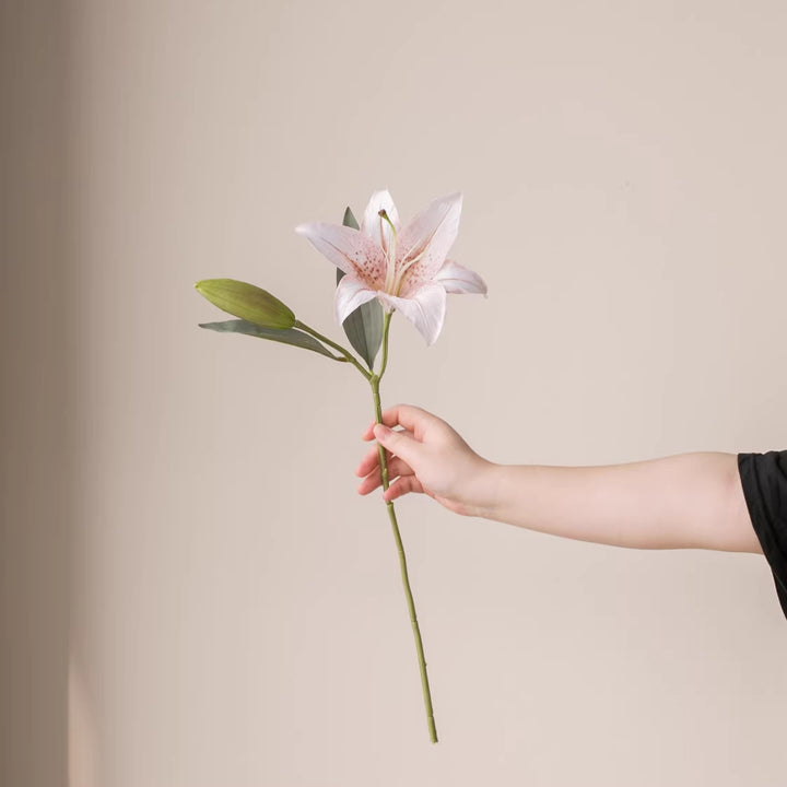 Lifelike Decorative Lily Stem