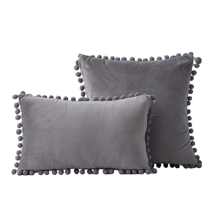 Decorative Pom-Pom Accent Pillow