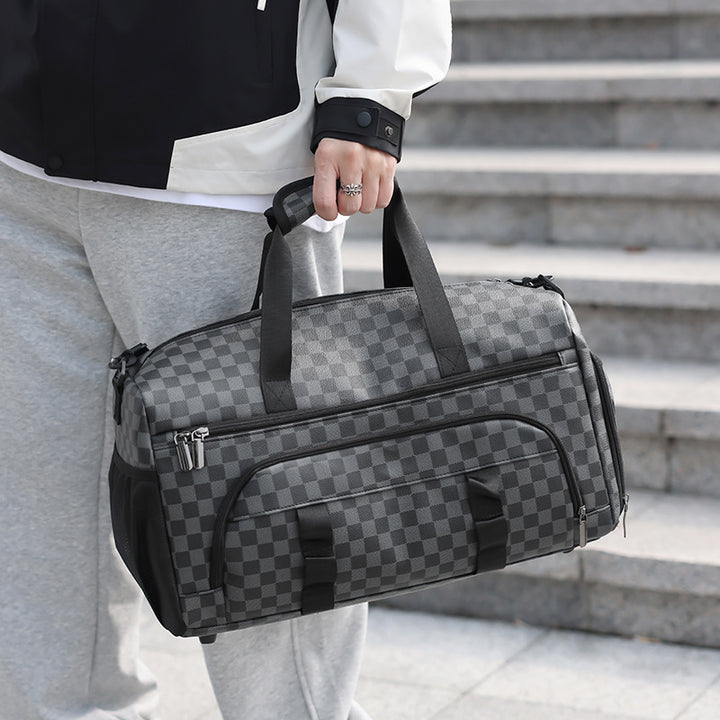 Woven Fabric Travel Duffle Bag Kalsten
