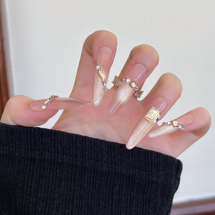 Glamorous Stiletto Press-On Nail Extensions Kalsten