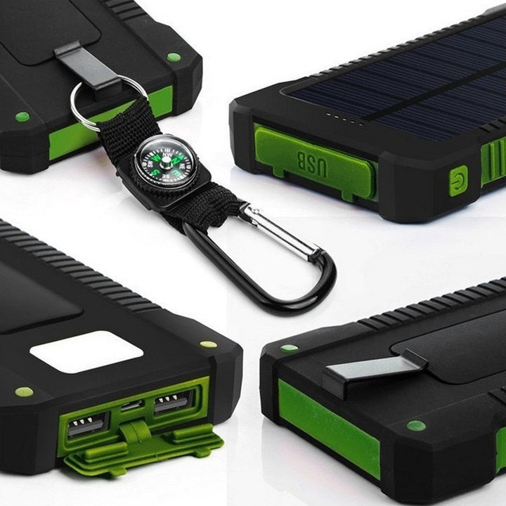 Solar power bank with high charging efficiency and robust housing Kalsten