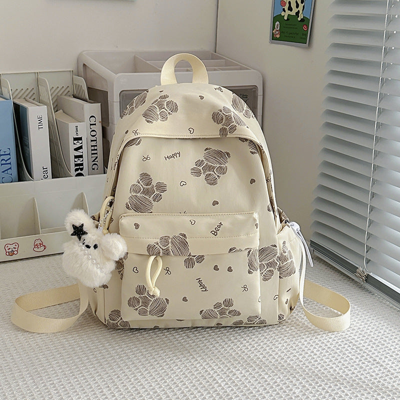 Cute Graphic Print Backpack