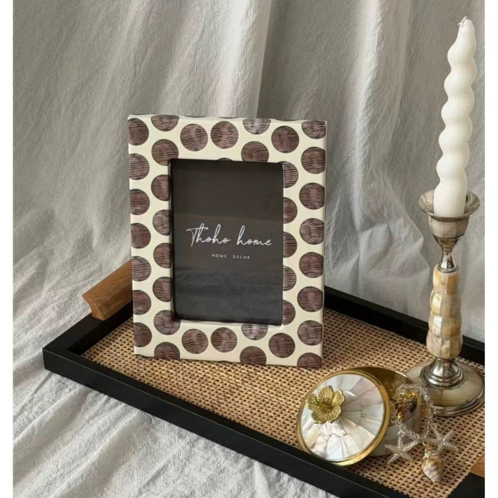 Decorative Polka Dot Photo Frame Set