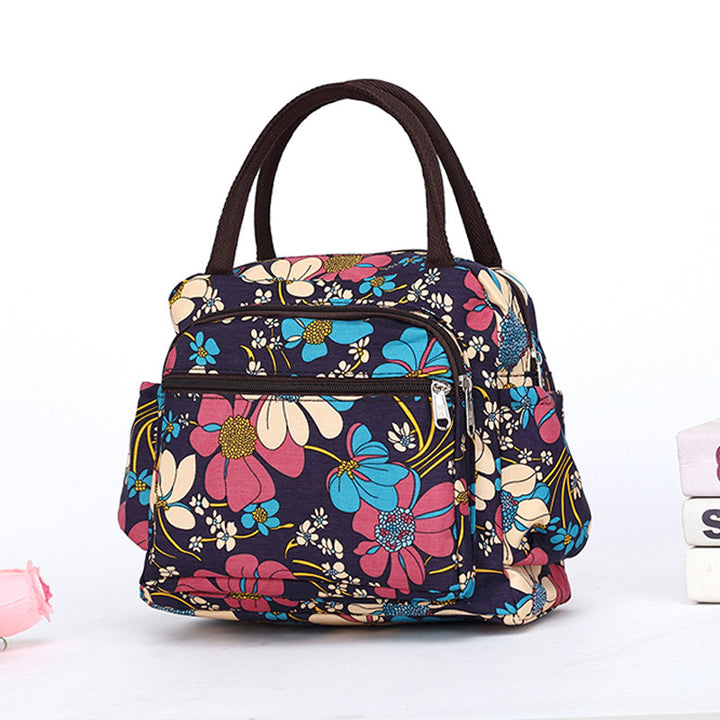 Cat Pattern Insulated Lunch Tote Kalsten