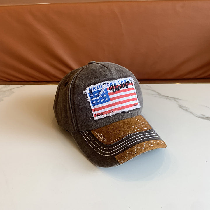 Women's Vintage-Inspired Distressed Baseball Cap Kalsten