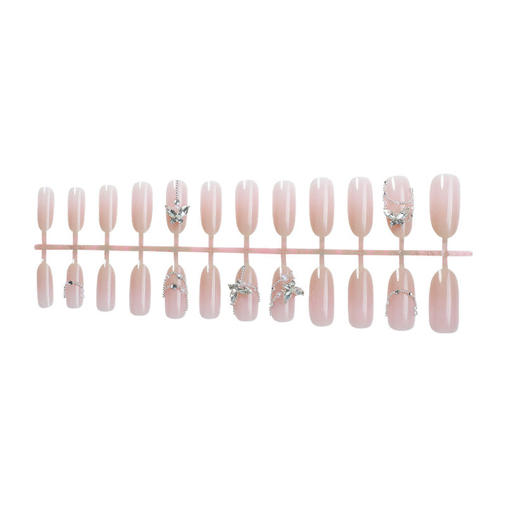 Crystal-Embellished Press-On Nail Set kalsten