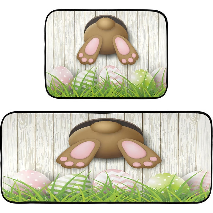 Decorative Bunny Print Runner Mat Kalsten