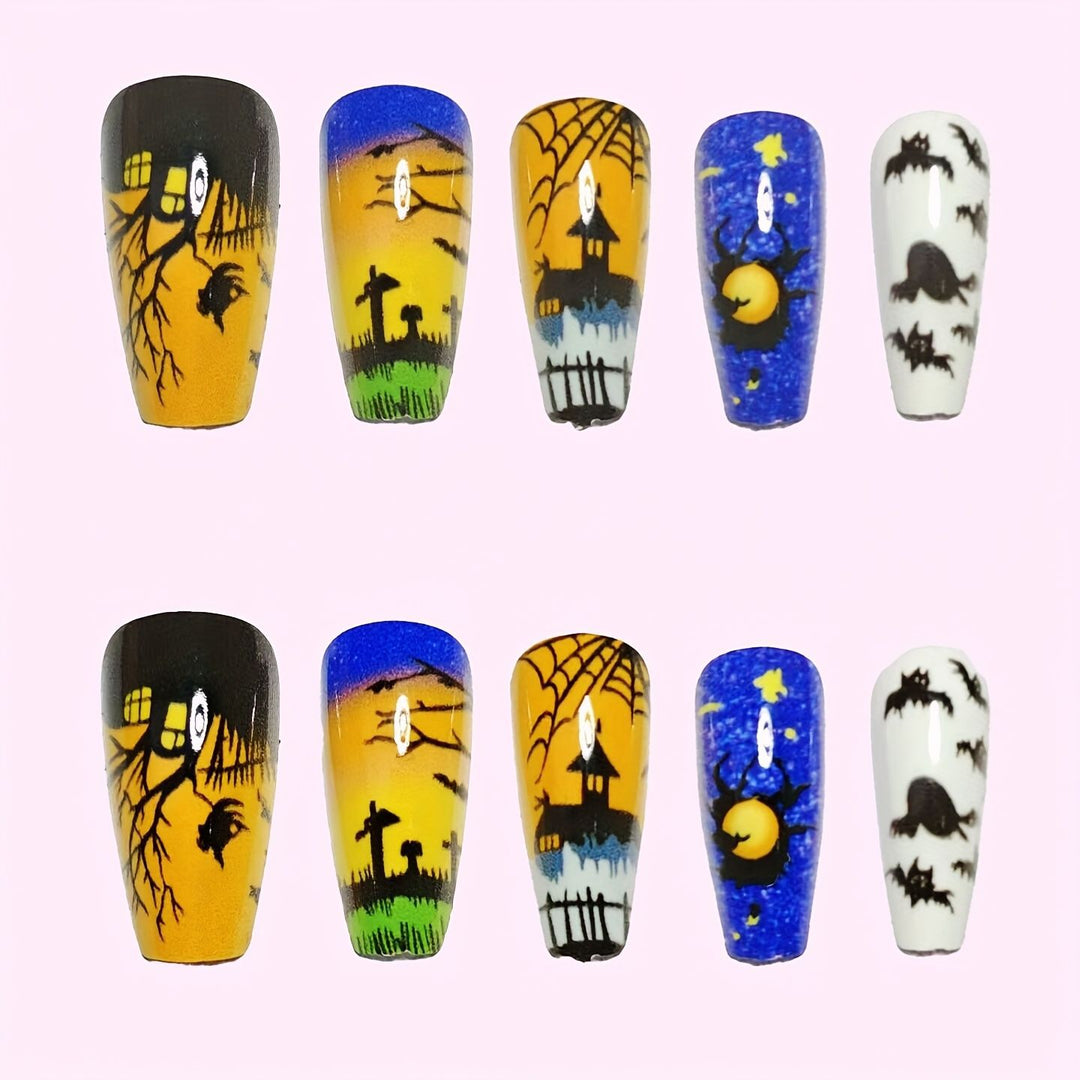 Halloween-Themed Spectacular Nail Art Set