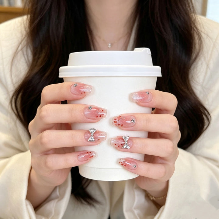 Cute Bear-Themed Press-On Nail Set Kalsten