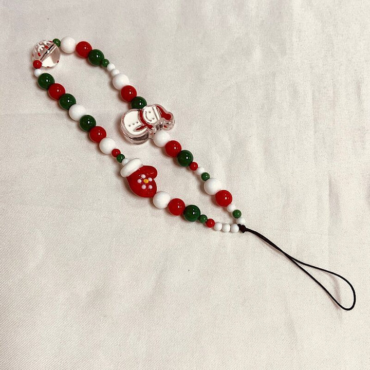 Festive Beaded Charm Phone Strap Kalsten