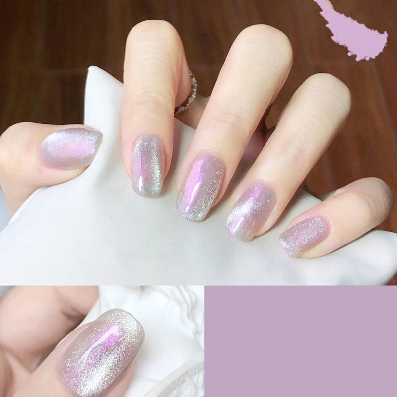 Shimmering Press-On Nail Set Kalsten
