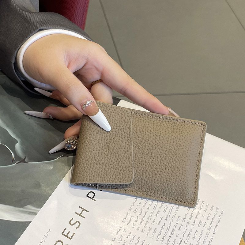 Premium Textured Leather Card Holder Kalsten