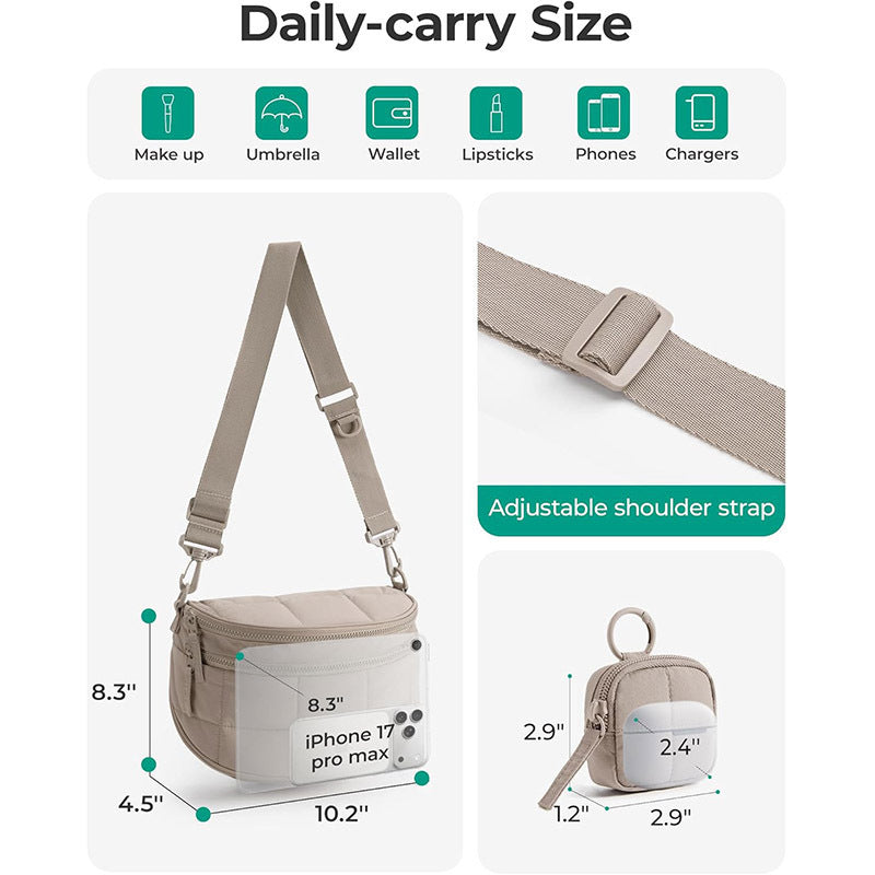 Fashionable Padded Shoulder Bag Kalsten