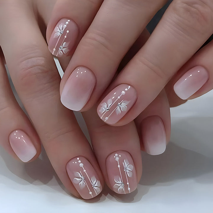Artificial nails with elegant floral design Kalsten