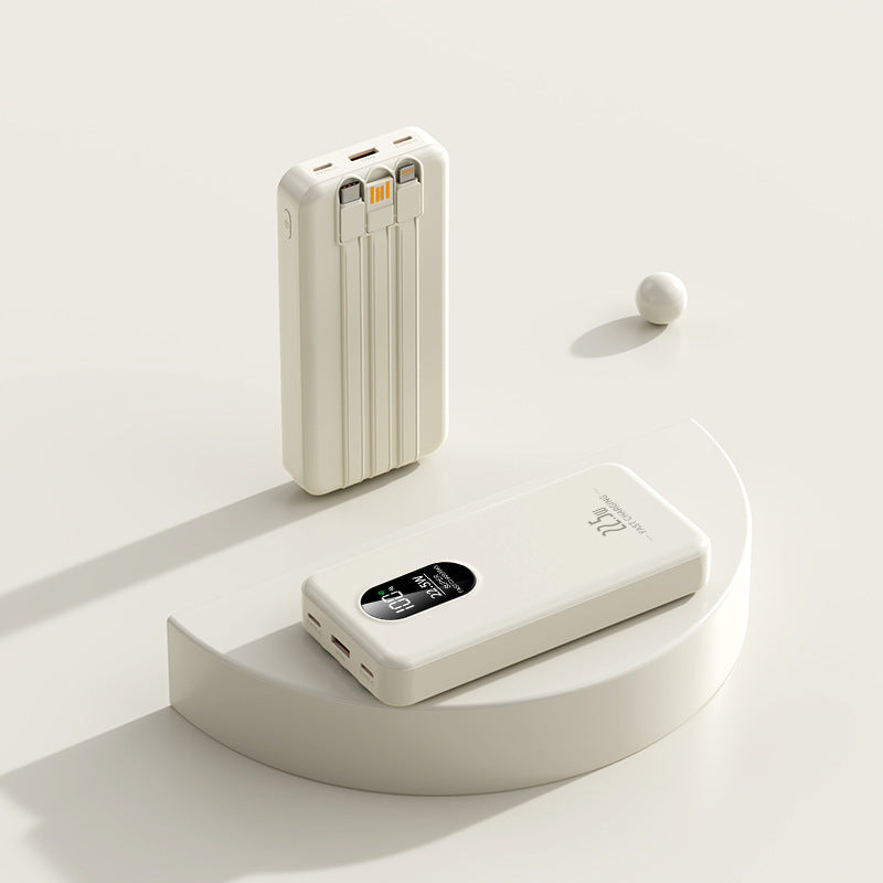 Compact power bank with integrated multi-function charging display Kalsten