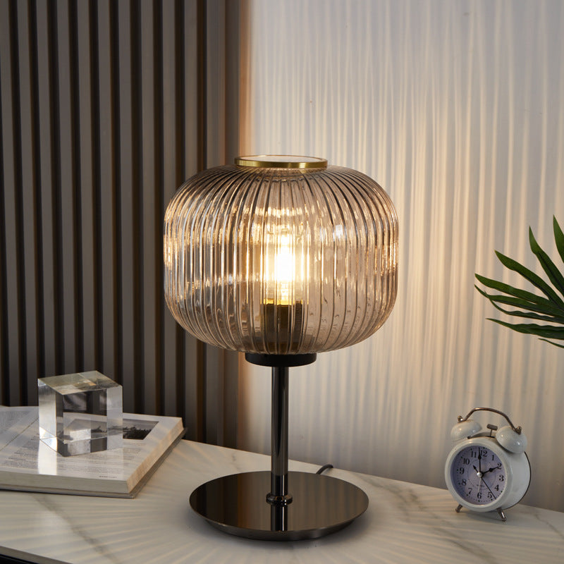 Modern Ribbed Table Lamp
