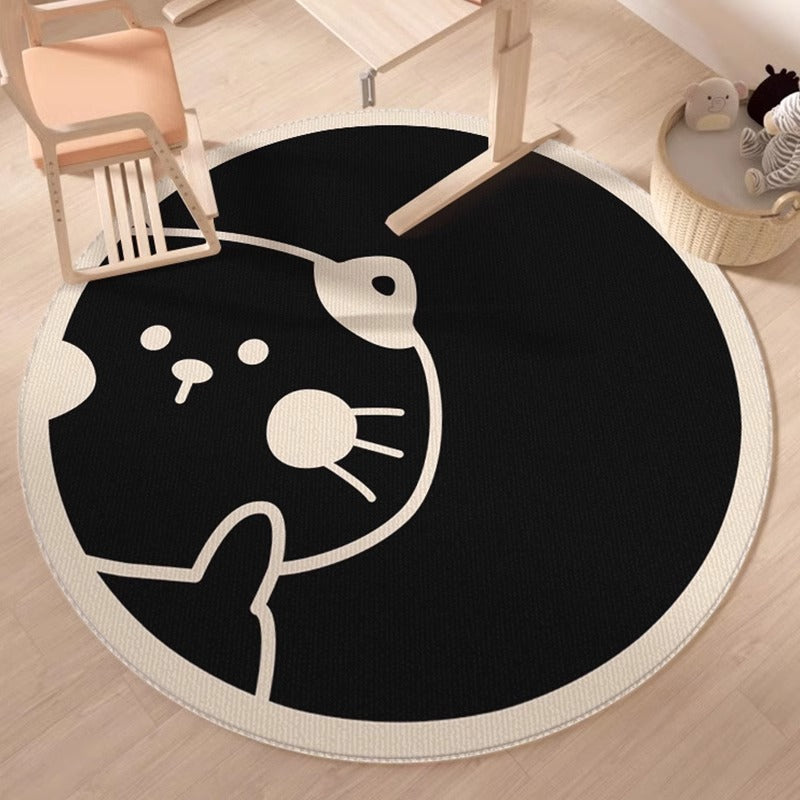 Round Playroom Area Rug