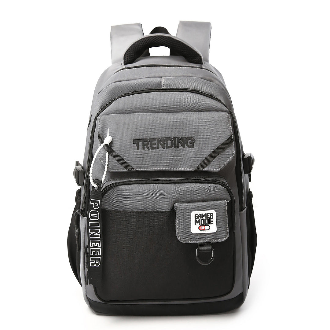 Gaming-Themed Multi-Compartment Backpack
