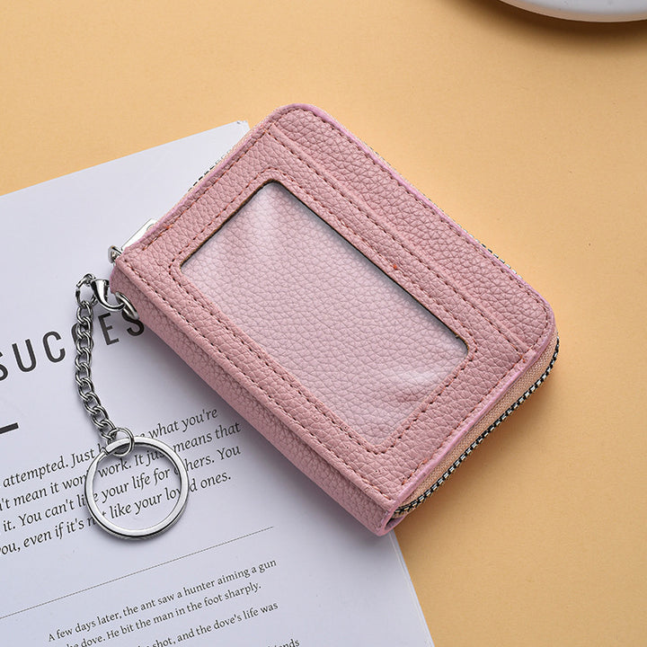Textured  Zip Around Card Holder Kalsten