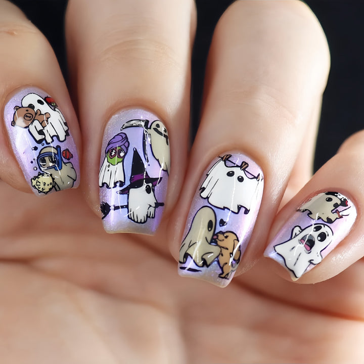 Creative Nail Set with Cartoon Designs Kalsten