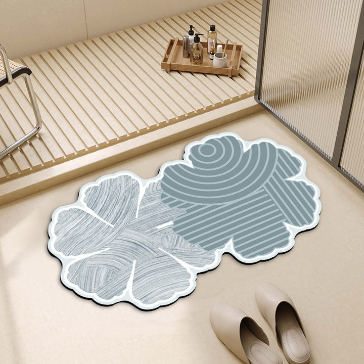 Decorative Cloud-Shaped Bath Mat Kalsten