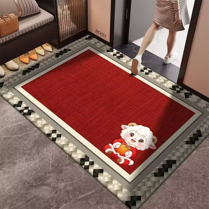 Cute Cartoon Animal Themed Area Rug