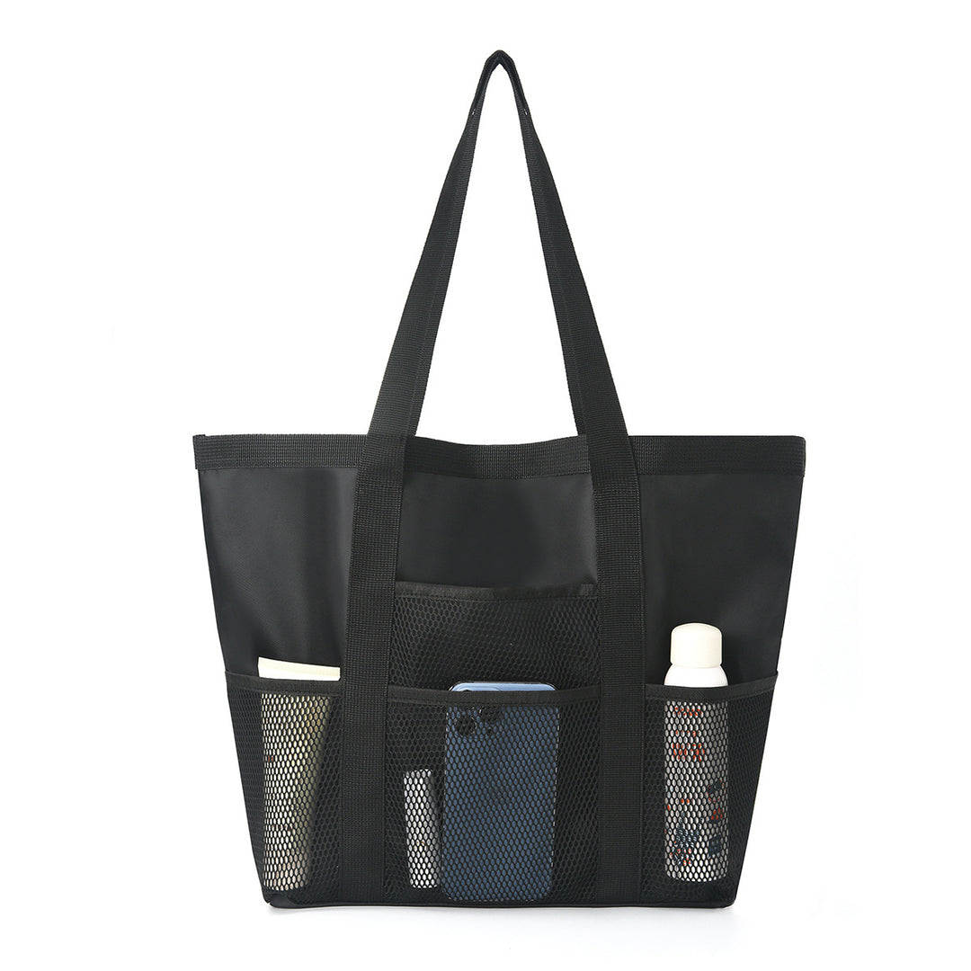 Padded shopping bag with side mesh pockets Kalsten